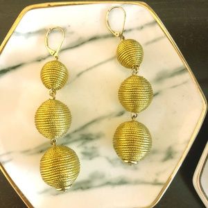 J.Crew Gold Ball Earrings